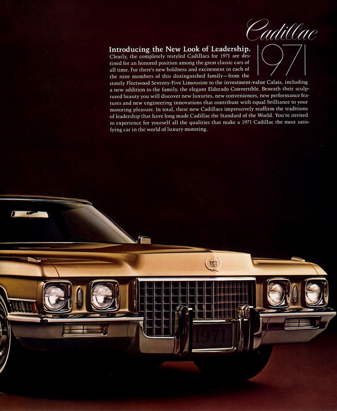 1971 Cadillac Brochure 1